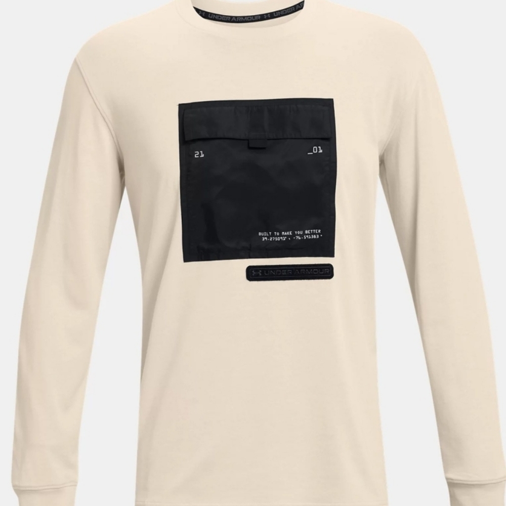 Under Armour Beige Men's utility sweatshirt